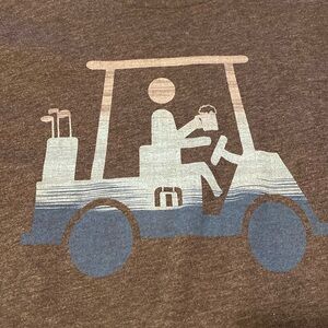 Travis Mathew NWT “Race You” Tee shirt in Heather Gray. Size Medium